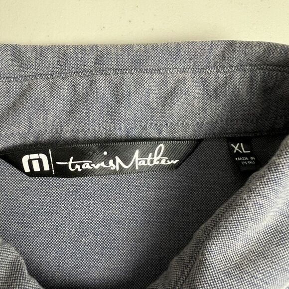 Travis Mathew Mens Gray‎ Short Sleeve Collared Polo Shirt XL - Picture 3 of 4